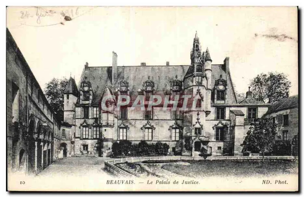 Beauvais — Het Paleis van Justitie — ND. Fot. - Voorkant