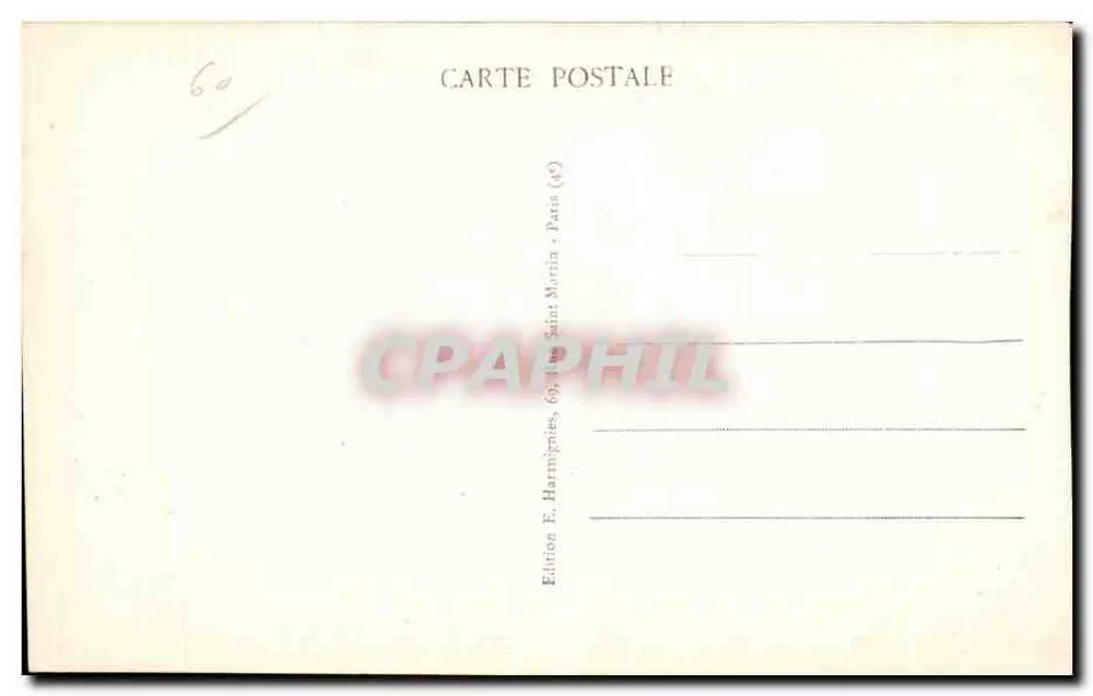 Beauvais - A Estação — Editor E. Harmignies, n° 34 - Verso
