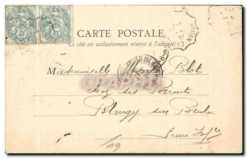 Beauvais — Jeanne Hachette — B.F. Paris - Verso