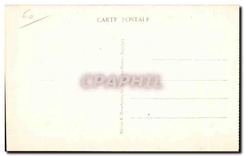 Beauvais - Estátua de Joana Hachette — E.H. - 27 - Verso