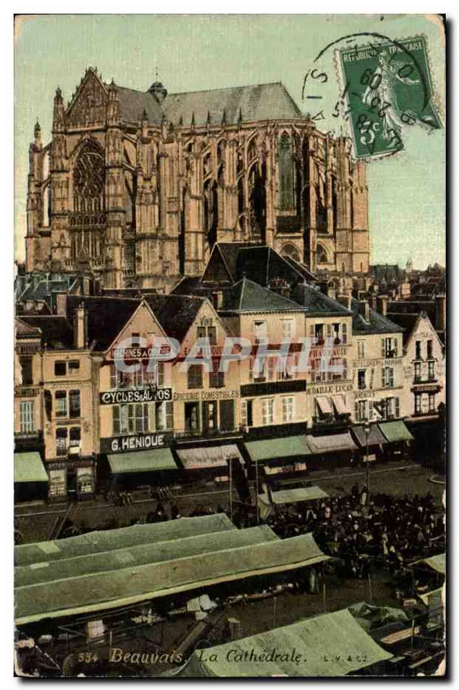 Beauvais — La Cathédrale — éditeur L.V. & Cie, n° 554 - Frente