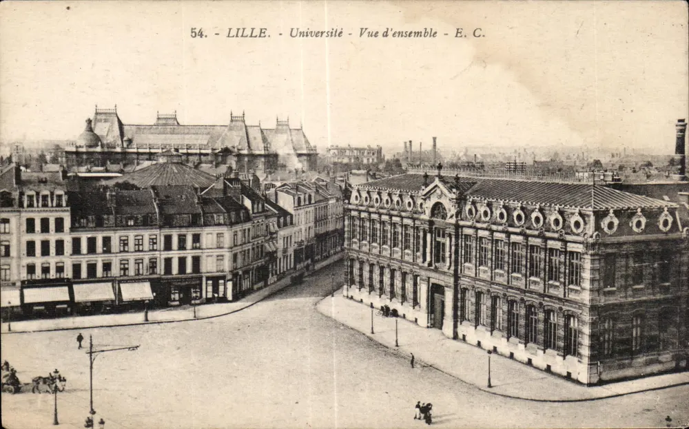 Lille - Universidade - Vista geral - E.C. - Frente