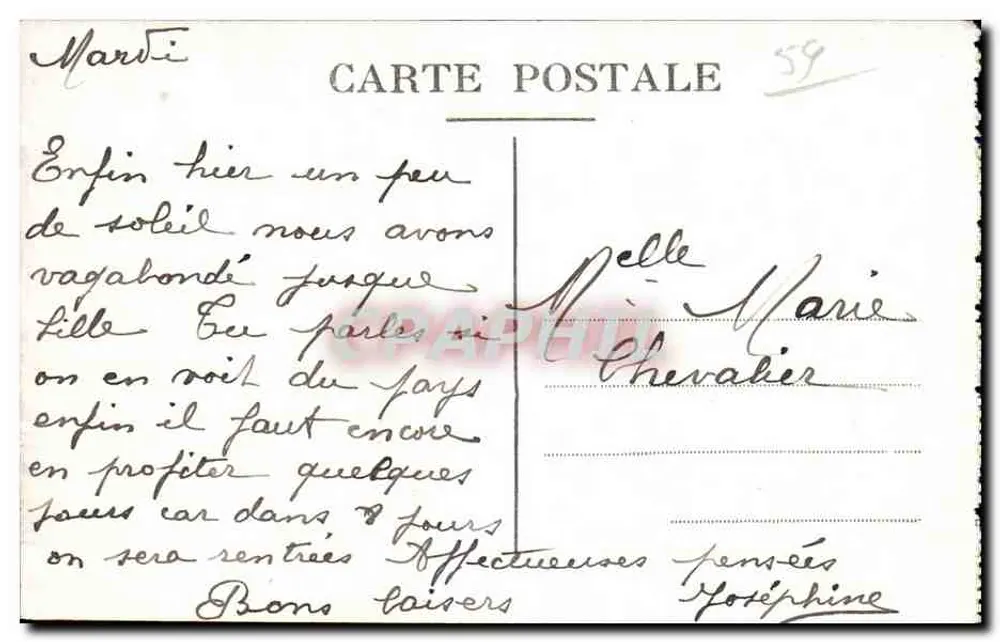 LILLE - Denkmal der Erschossenen — Edition Toupiol, Tabac - Rückseite