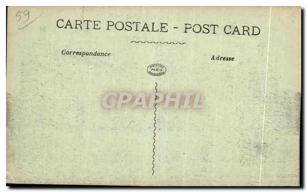 LILLE — Praça Richebé — O General Faidherbe - Verso
