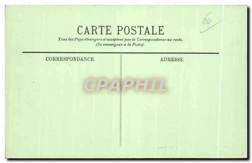 Chantilly — O Castelo — LL - Verso