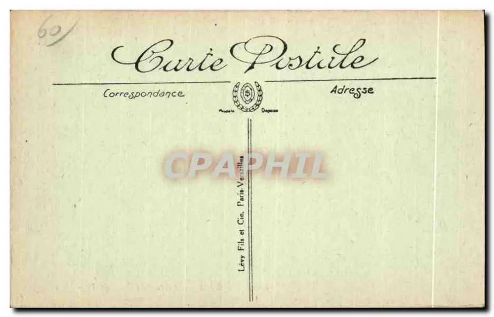 Compiègne — Praça do Hotel de Ville — LL - Verso