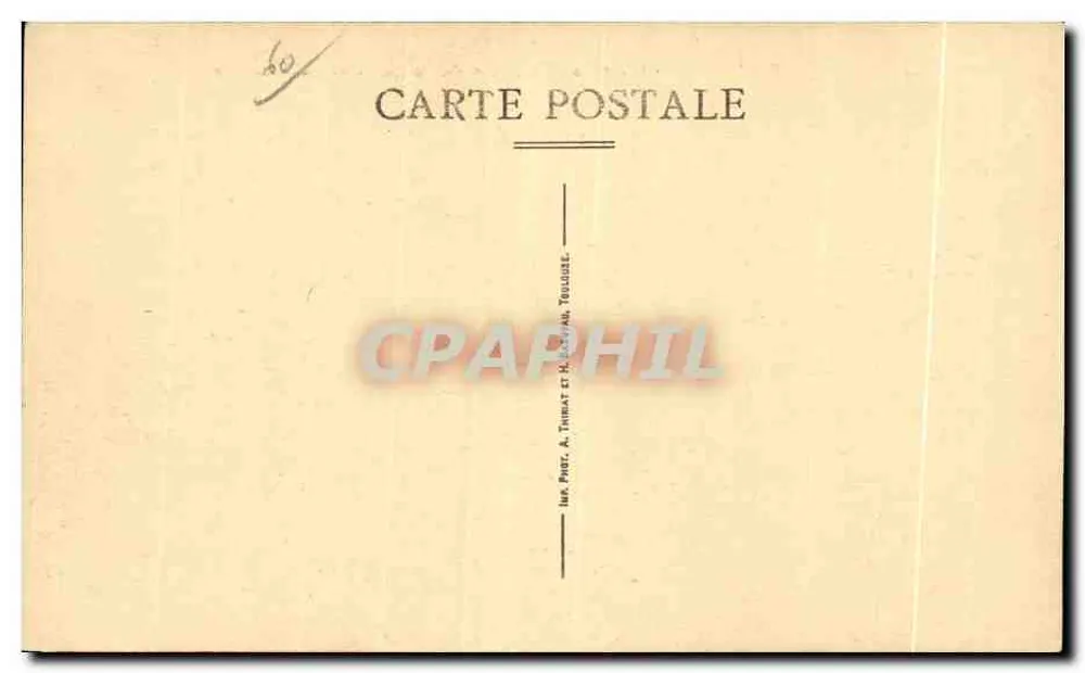 Creil (Oise) — Ansicht der Kollegiate und des Schlosses vor der Zerstörung — Duboin, Verleger - Rückseite