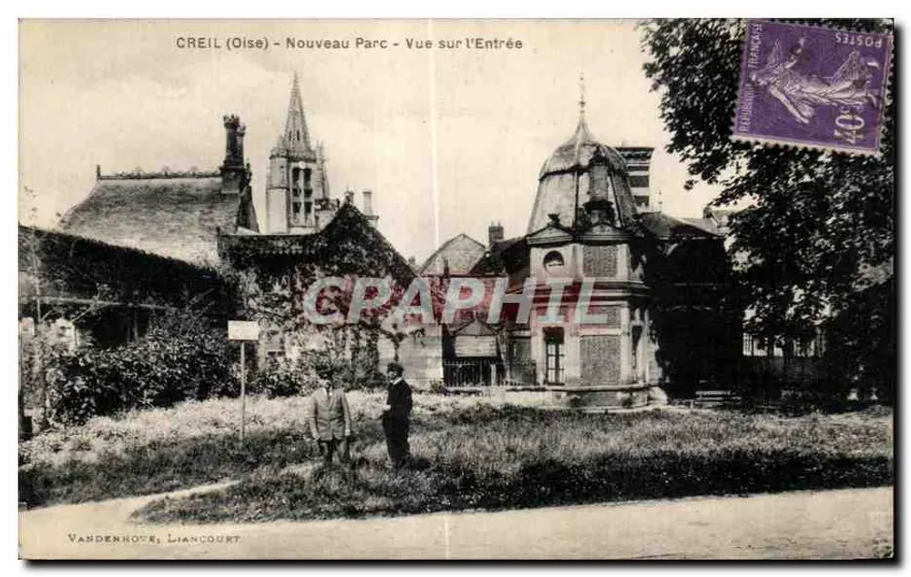 Creil (Oise) - Neuer Park - Ansicht der Einfahrt — Vandenhove, Liancourt - Vorderseite