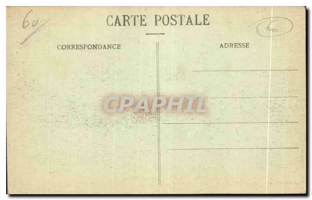 CREIL (Oise) - O Velho Castelo — Chalbratte, editor - Verso