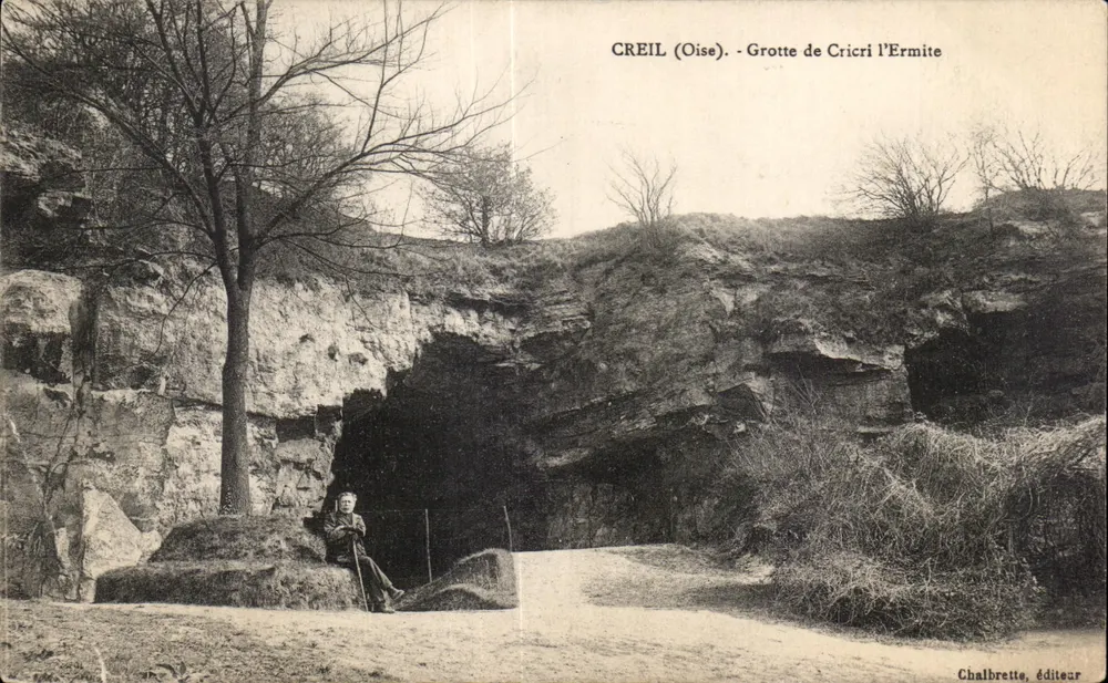 Creil (Oise) - Gruta de Cricri o Eremita — Chalbrette, editor - Frente