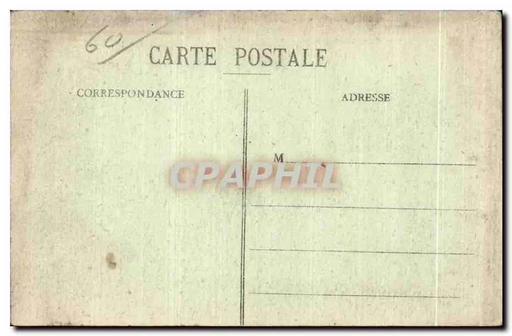 Creil (Oise) - Rue du Parc — entrada do parque da cidade — Chalbrette, editor - Verso