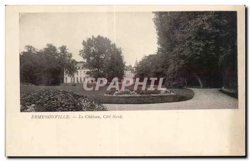 Ermenonville — Das Schloss, Nordseite - Vorderseite