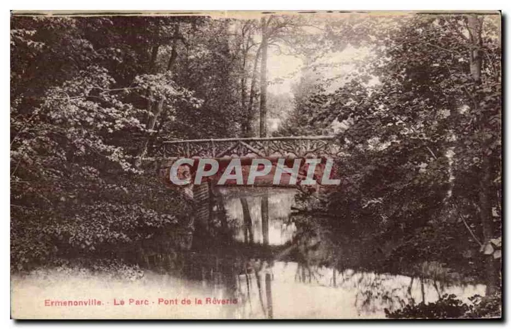 Ermenonville - Der Park - Brücke der Träume - Vorderseite