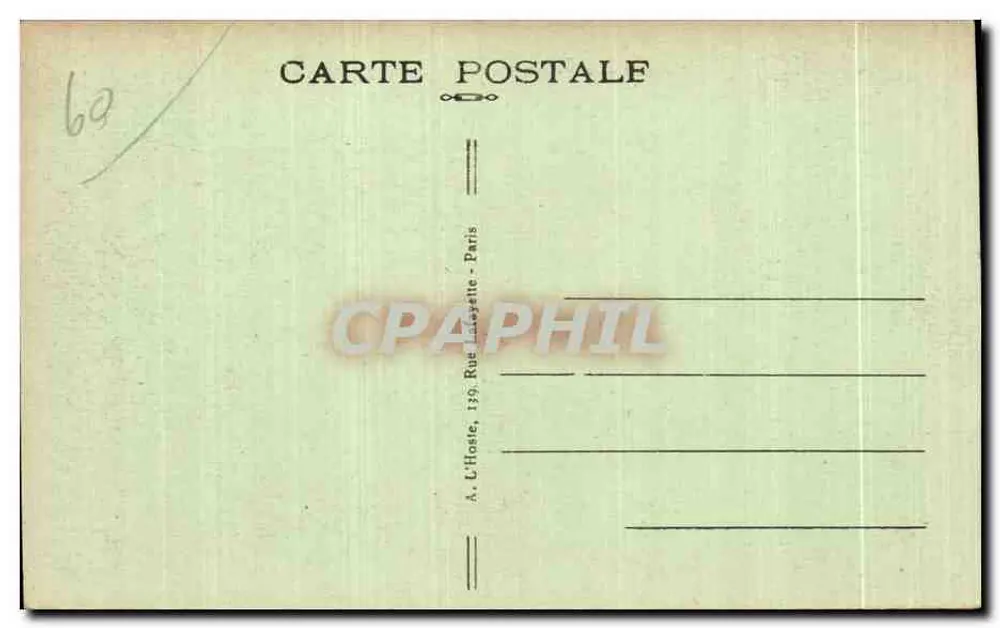 Floresta de Ermenonville (Oise) — Mar de Areia — L'H. Paris - Verso
