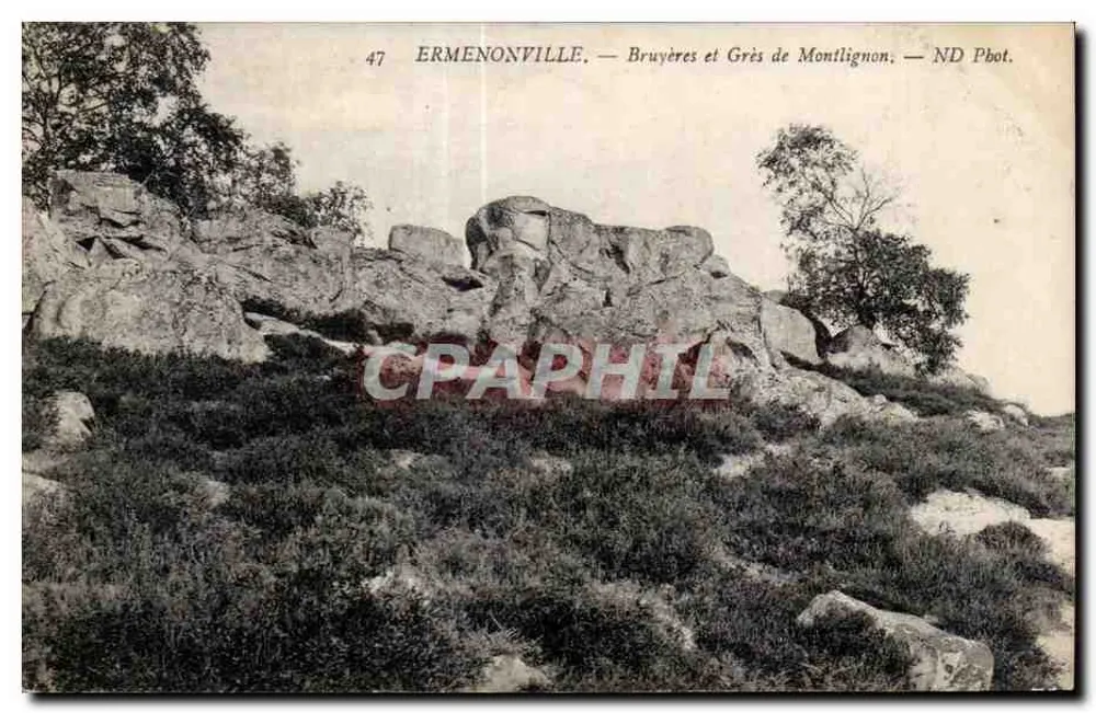 Ermenonville — Bruyères en Grès de Montlignon — ND Phot. - Voorkant