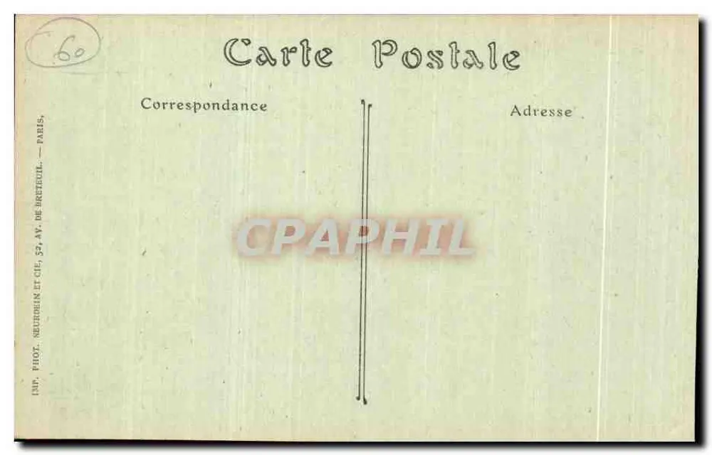 Innenraum einer zerstörten Wohnung — Noyon (Oise) — Visé Paris Nr. 879 - Rückseite