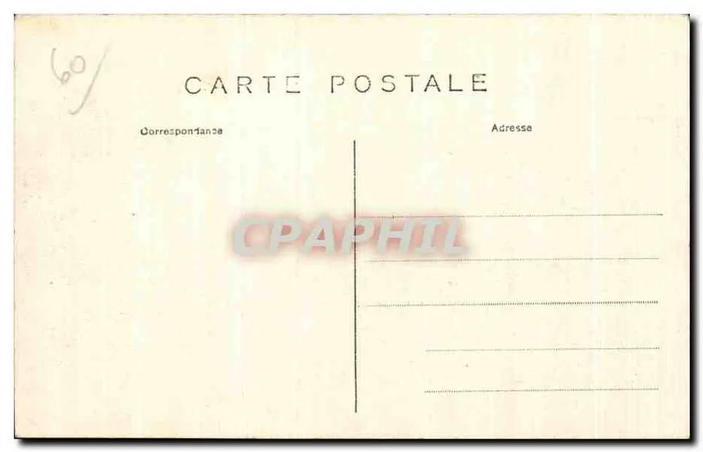Noyon - 1919 — Die Kathedrale — unbekannter Verlag, Seriennummer 3 - Rückseite