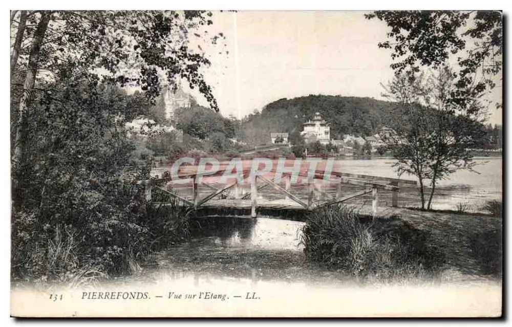 Pierrefonds — Vista sobre o Élang — LL, n°134 - Frente