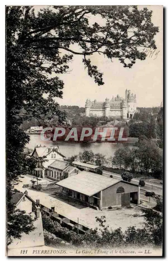 Pierrefonds — Die Gure, das See und das Schloss — LL. - Vorderseite