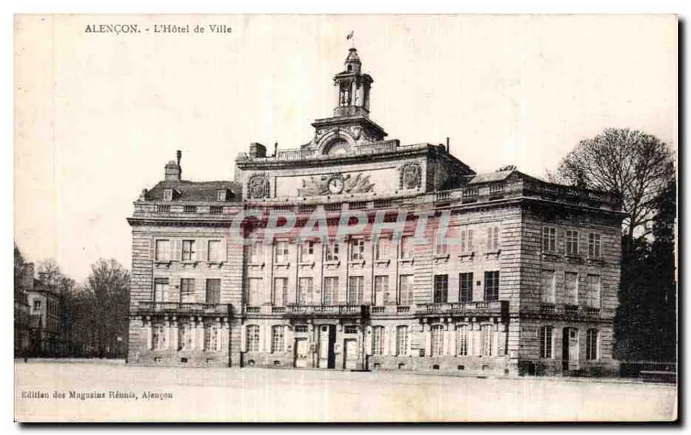 Alençon - L'Hotel de Ville — Edizione dei Magusins Réunis - Recto
