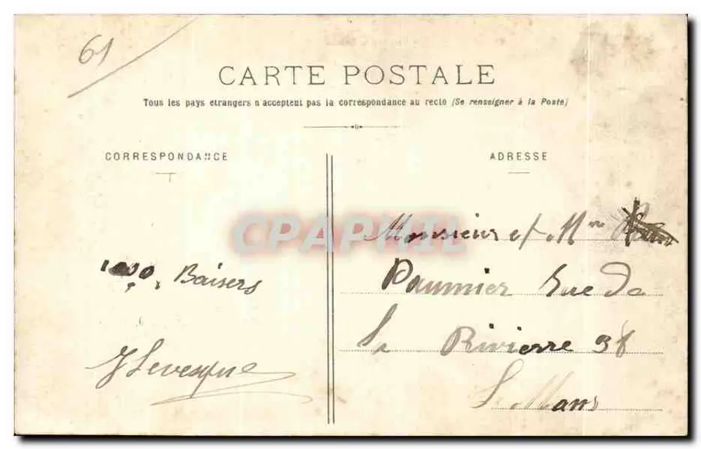 Alençon — Vista sobre a Sarthe — Maison des Maganins Réunis, editor - Verso