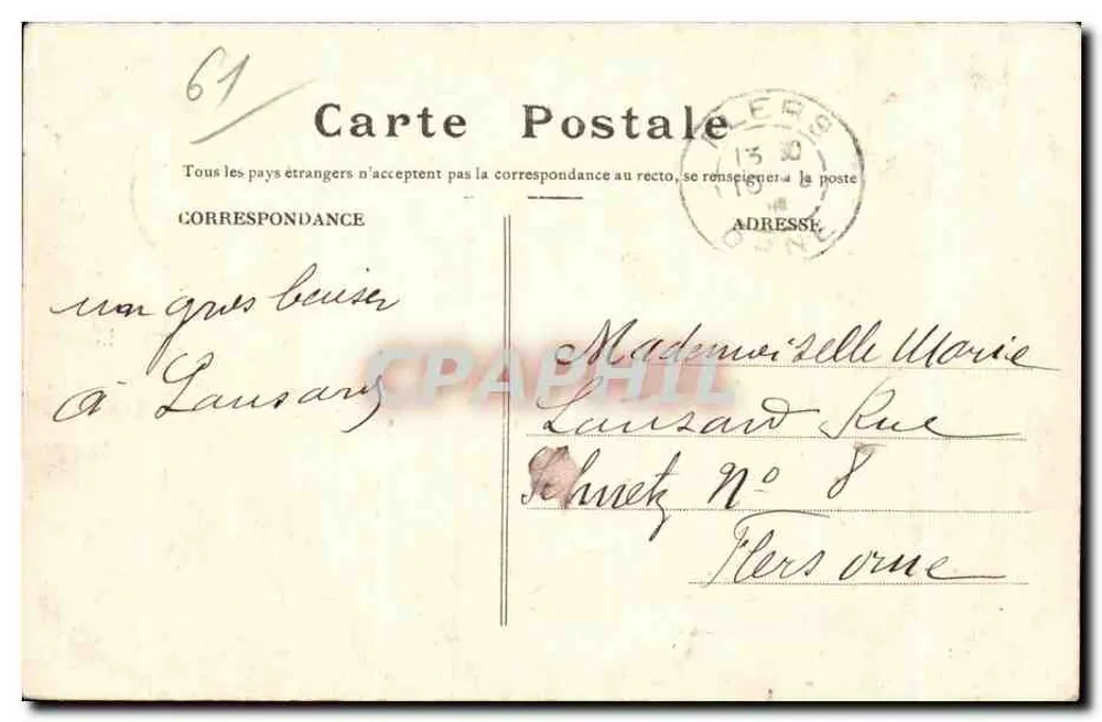 Alençon — Bairro de Nossa Senhora — Foto. Sr. Blaise - Verso