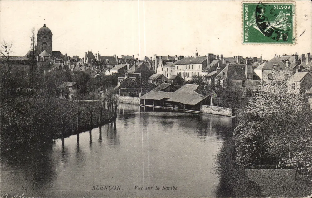 Alençon — Vista sobre a Sarthe - Frente