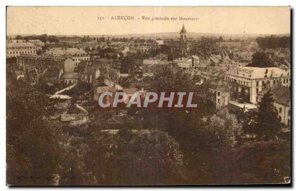 Alençon — Vista geral sobre Montsoré — editor ALENÇON, n° 131 - Frente