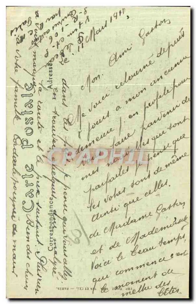 Ruínas de CHAMPLIEU (Cise) — Os Banhos e o Teatro — ND. Fot. - Verso