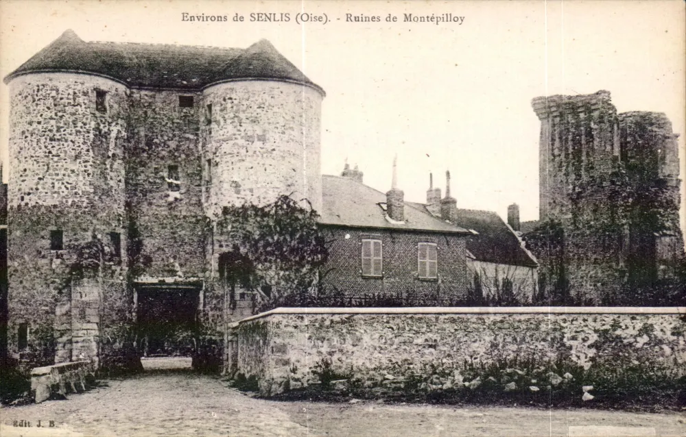 Ruïnes van Montépilloy — Omgeving van Senlis (Oise) — Edit. J.B. - Voorkant
