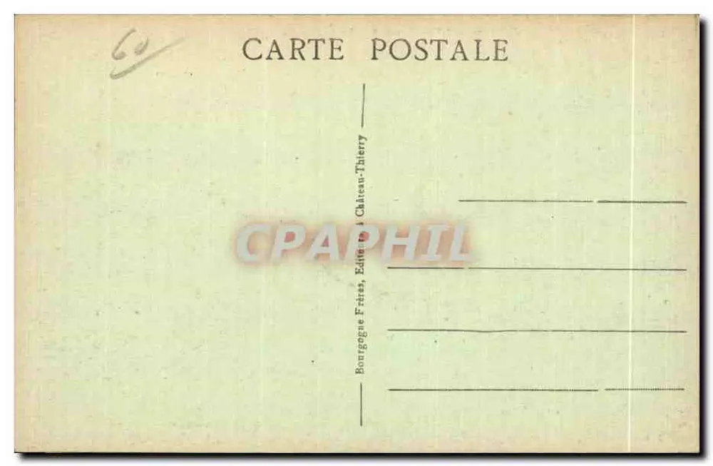 Ruïnes van Montépilloy — Omgeving van Senlis (Oise) — Edit. J.B. - Achterkant