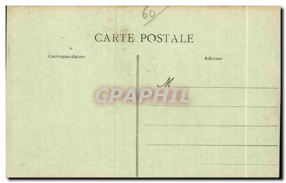 Senlis — Justizpalast zerstört durch die Deutschen — A. L'Hoste, 139 Rue Lafayette, Paris, Visé n° 131 - Rückseite