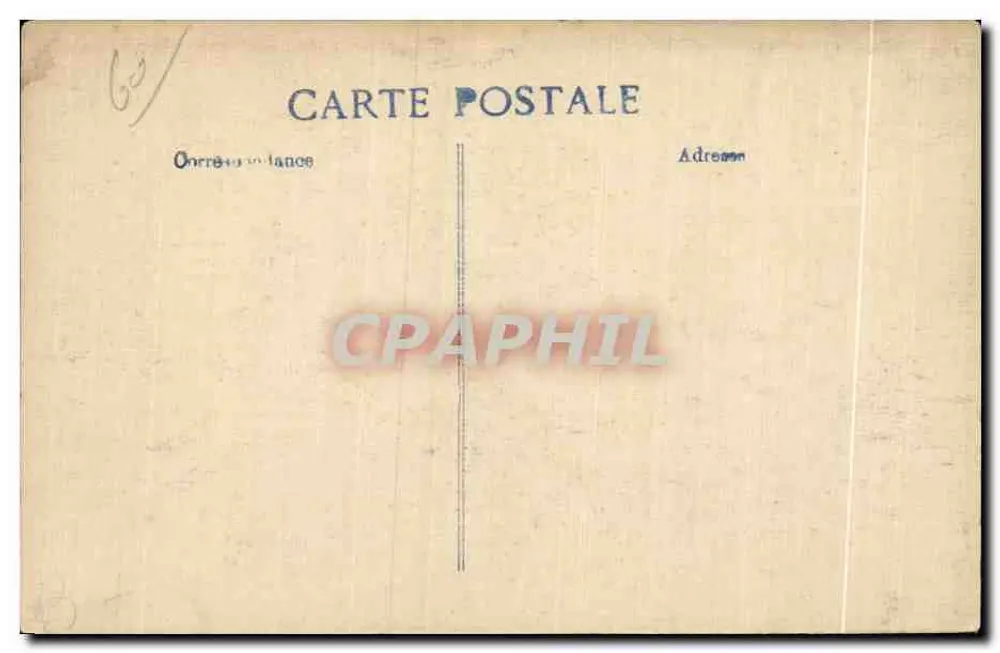 Senlis — Die Rue de la République bombardiert von den Deutschen — Verlag ELP - Rückseite