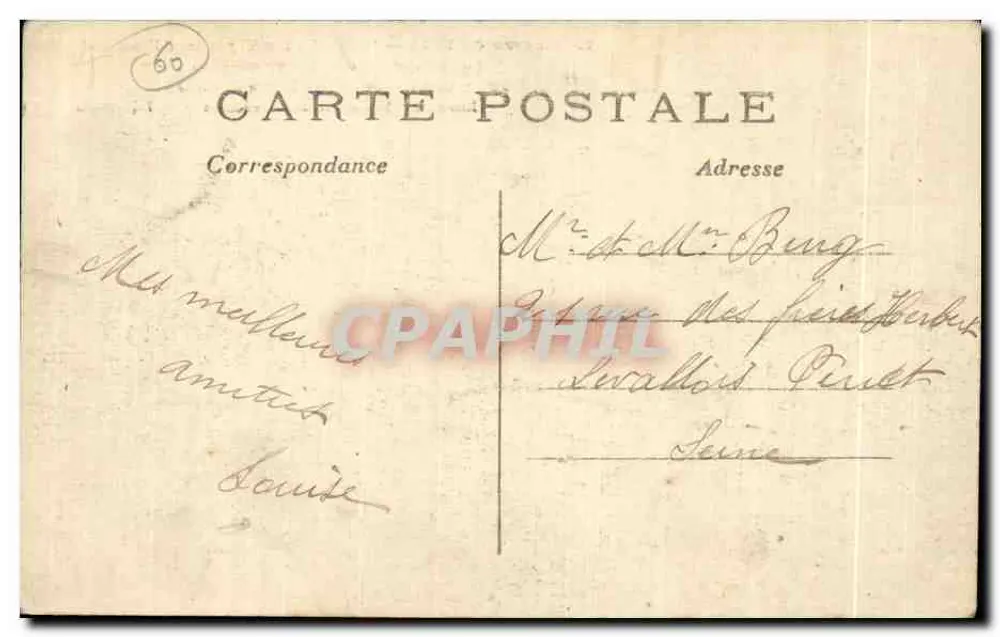 Senlis — Gebrauchte Wohnung in der Rue des Cordeliers — L'H. Paris - Rückseite