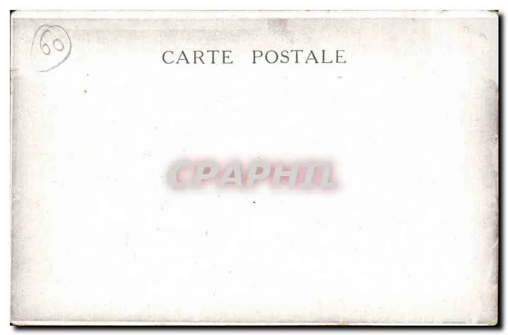 Senlis — Después del paso de los alemanes — sin editor ni número visible - Reverso