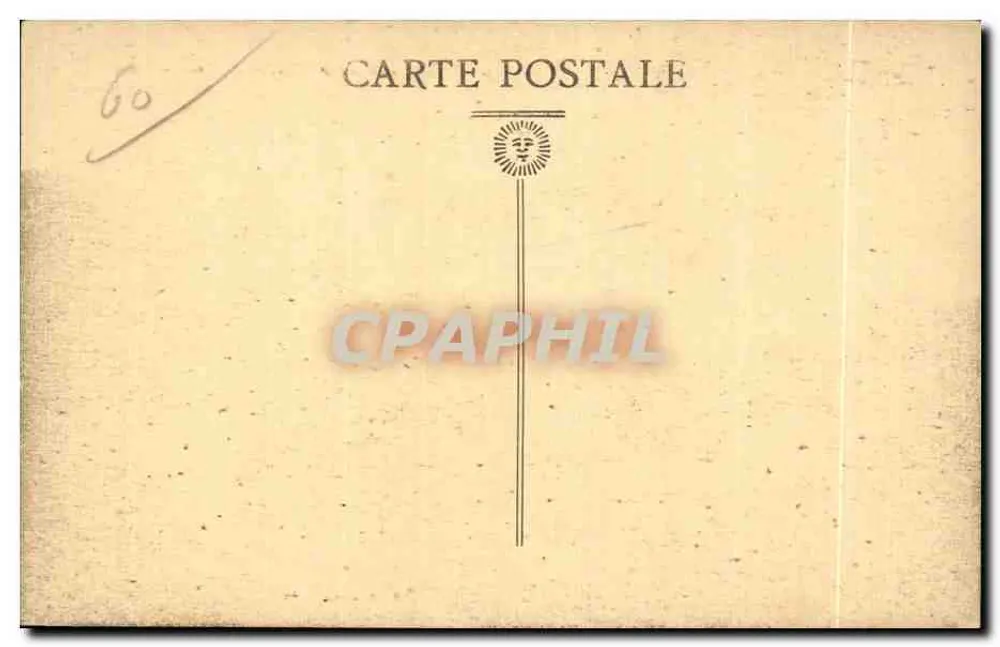 Senlis (Oise) — O Velho Castelo — Editor Brisson, n° 9 - Verso