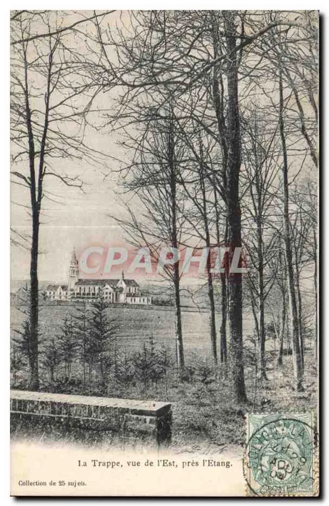 La Trappe, Ansicht von Osten, nahe dem See — Sammlung von 25 Motiven - Vorderseite