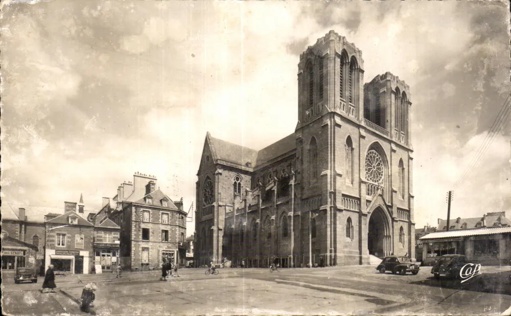 Flers-de-l'Orne — Kirchplatz — Cie des Arts Photomécaniques, Paris - Vorderseite
