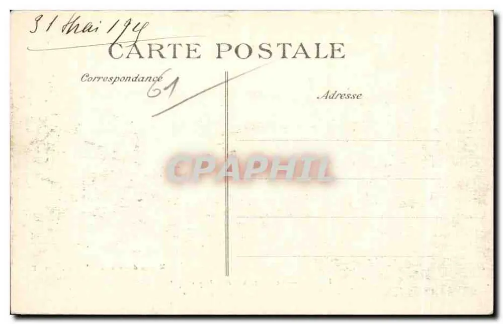 Flers — O Castelo — Fachada principal — Graphil - Verso