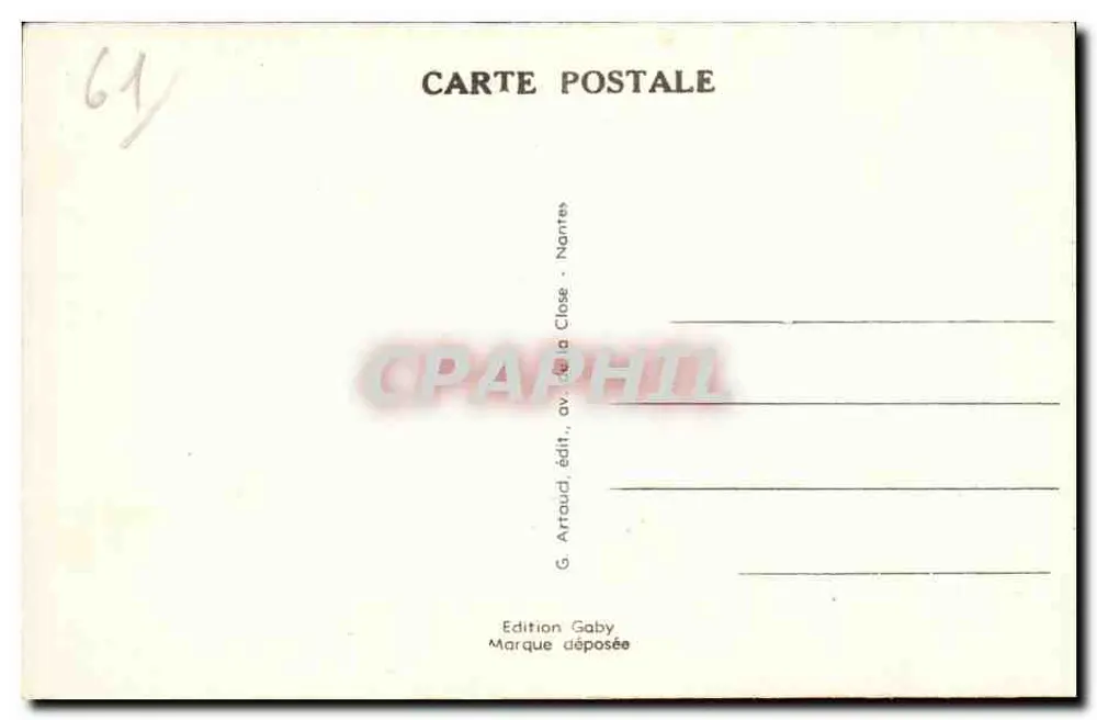 Domfront (Orne) — Cascata della Fosse Arthour — Saby 417 - Verso