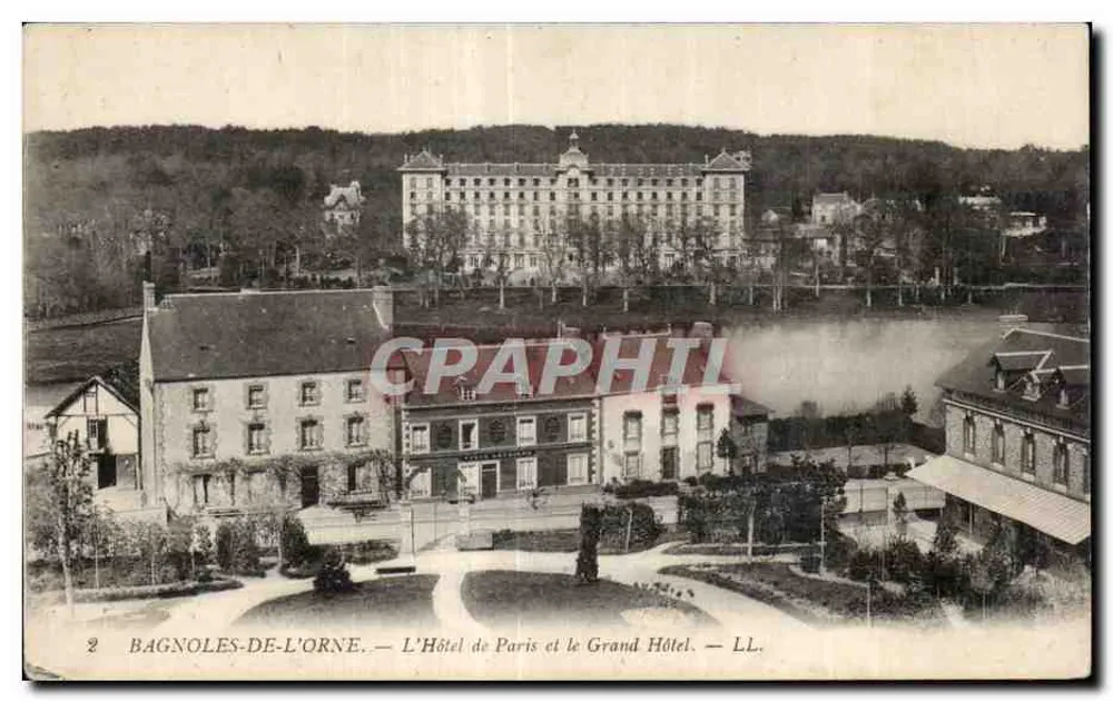 Bagnolles-de-l'Orne — Das Hotel de Paris und das Grand Hotel — LL. - Vorderseite