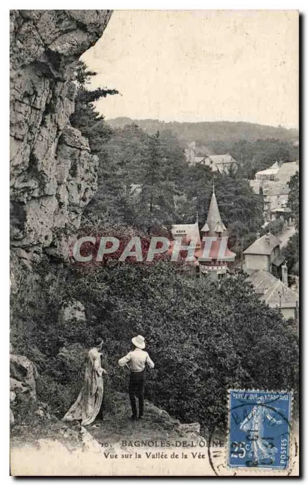 Bagnolles-de-l'Orne — Aussicht auf das Tal der Vée — Imprimé Illustré - Vorderseite