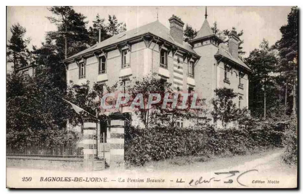 Bagnolles-de-l'Orne — Die Pension Beausite — Edition Matte - Vorderseite