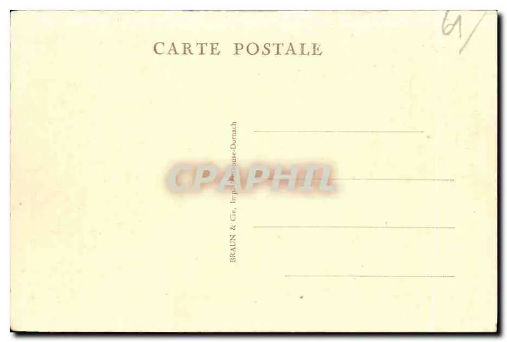 Bagnolles-de-l'Orne — Übersicht der Talsohle der Cour — Édit. Gaire - Rückseite