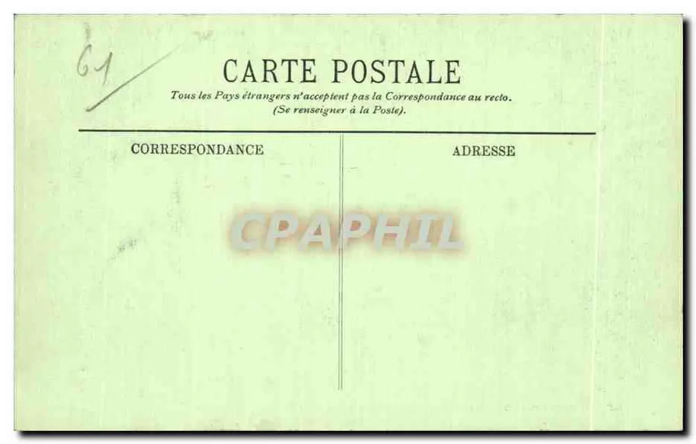 Bagnolles-de-l'Orne — La Grande Place — Pension de Famille — LL. - Rückseite