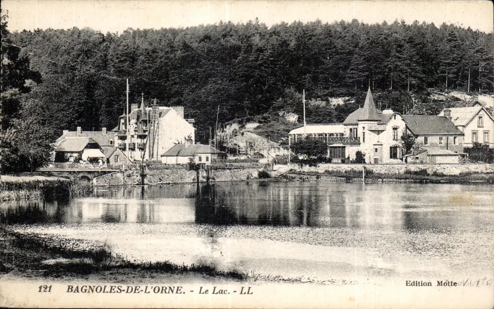 Bagnolles-de-l'Orne - O Lago - LL — Edição Motte, n°121 - Frente