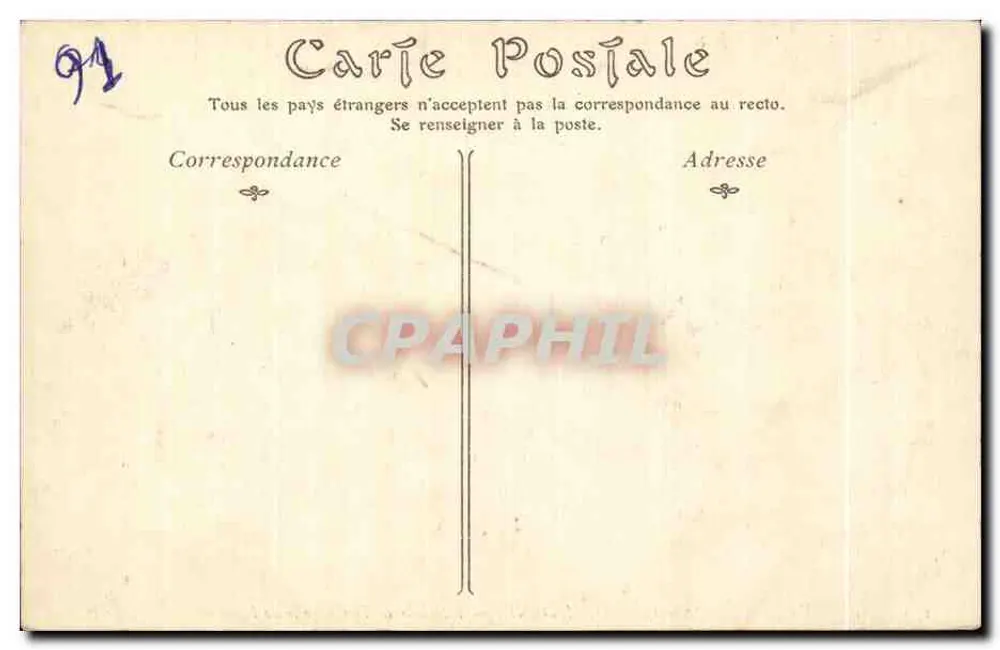 Innenansicht der Kapelle von Lignon — Umgebung von Bagnoles-de-l'Orne — ND Phot, n°176 - Rückseite
