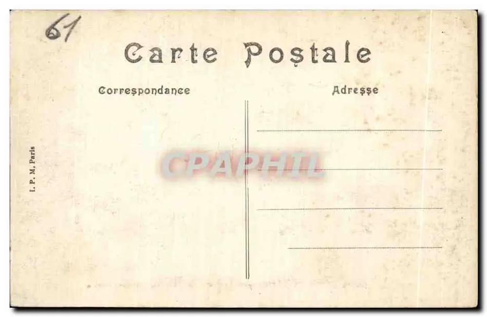 Castello di Couterne — Vicinanze di Bagnoles-de-Orne — A.D. - Verso