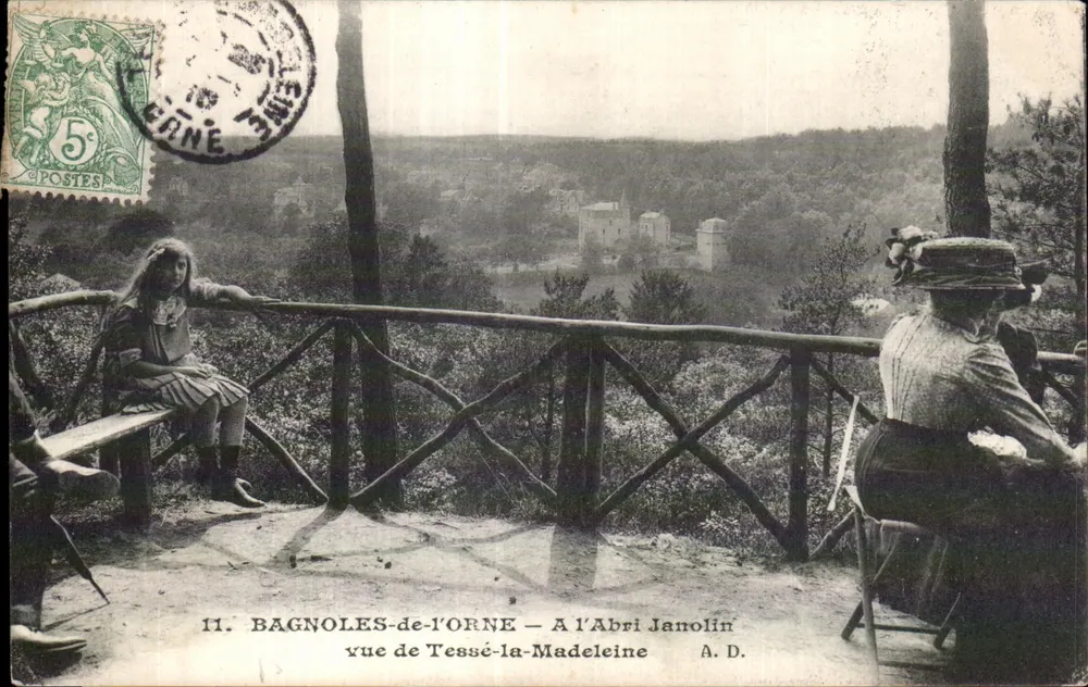 Bagnoles-de-l'Orne — A l'Abri Janolin — Ansicht von Tessé-la-Madeleine — A. D. - Vorderseite