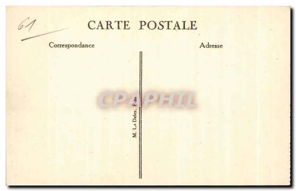Bagnoles-de-l'Orne — Os Termas — Editor CPD, n°18 - Verso
